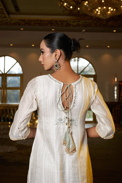 Ivory Noor Anarkali Suit